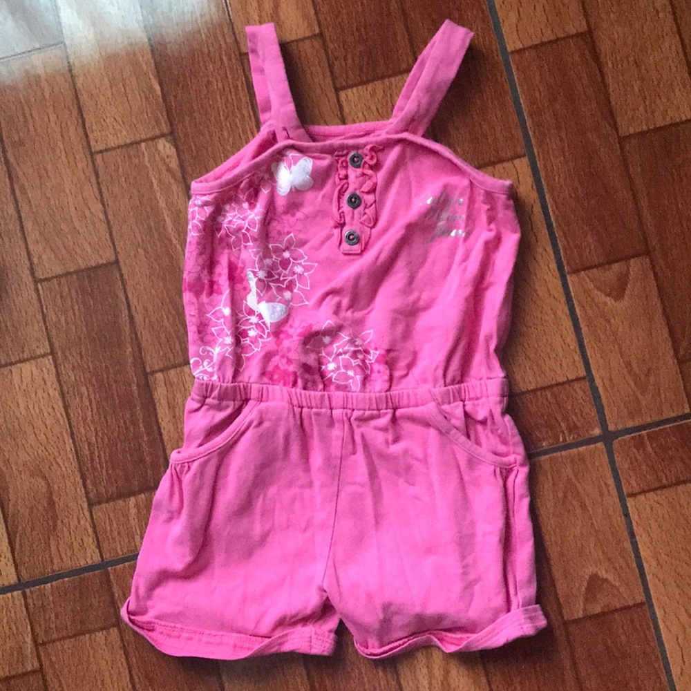 Pink Calvin Klein romper
